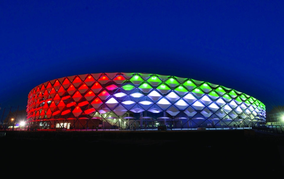 Hazza Bin Zayed Stadium is a sports investment and a tourist attraction
